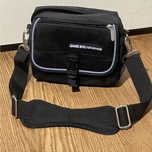 Nintendo Game Boy Advance Black Bag Or Fanny Pack W/ Shoulder Strap